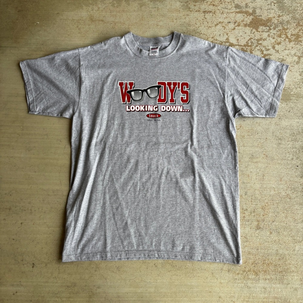 Smack Apparel Woody Hayes Hates Michigan T-Shirt Mens Large Gray Ohio State OSU